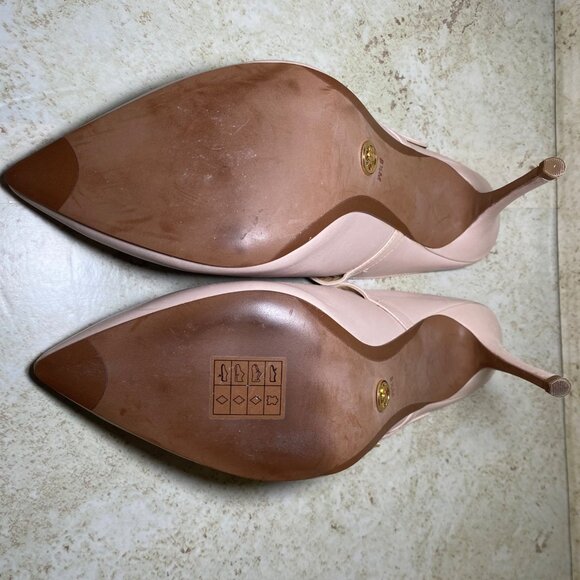 Michael Kors Womens Pink Mules Pointed Toe Stiletto Heels Casual Comfort - Picture 9 of 9